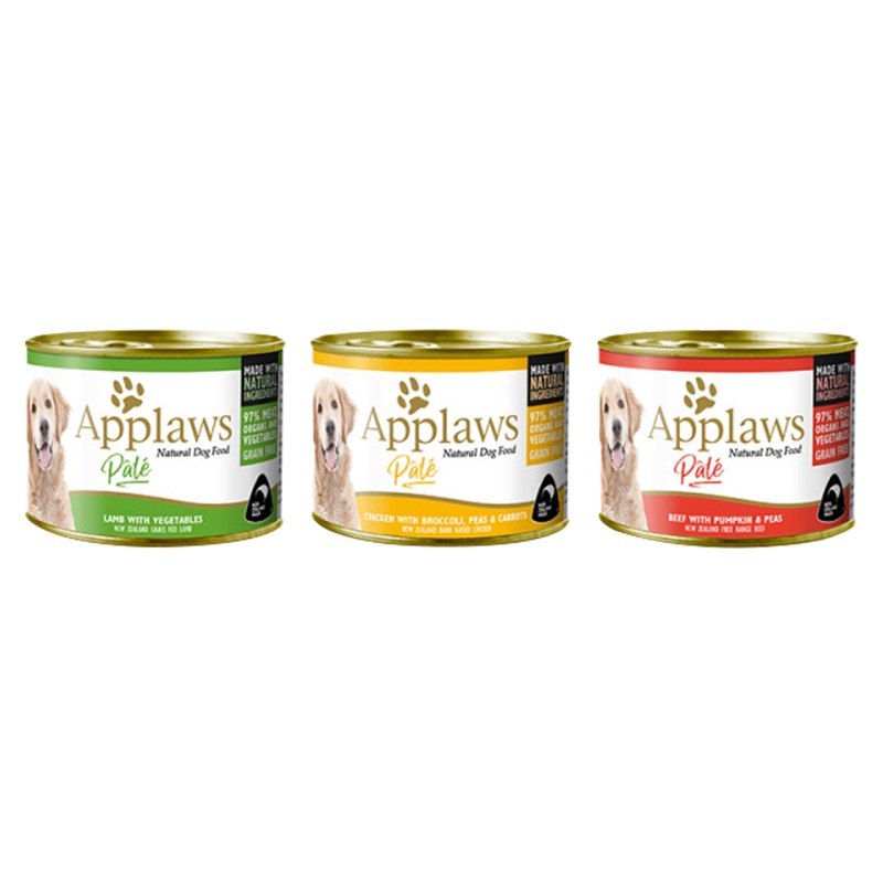 爱普士狗罐头 英国Applaws 新西兰牛肉蔬菜口味狗狗营养湿粮零食罐头170g
