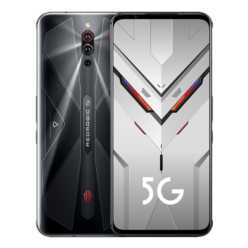 【原封】努比亚红魔5S 幻影黑 12GB+256GB 游戏手机 骁龙865 风冷散热 全网通5G双模 智能游戏电竞手机