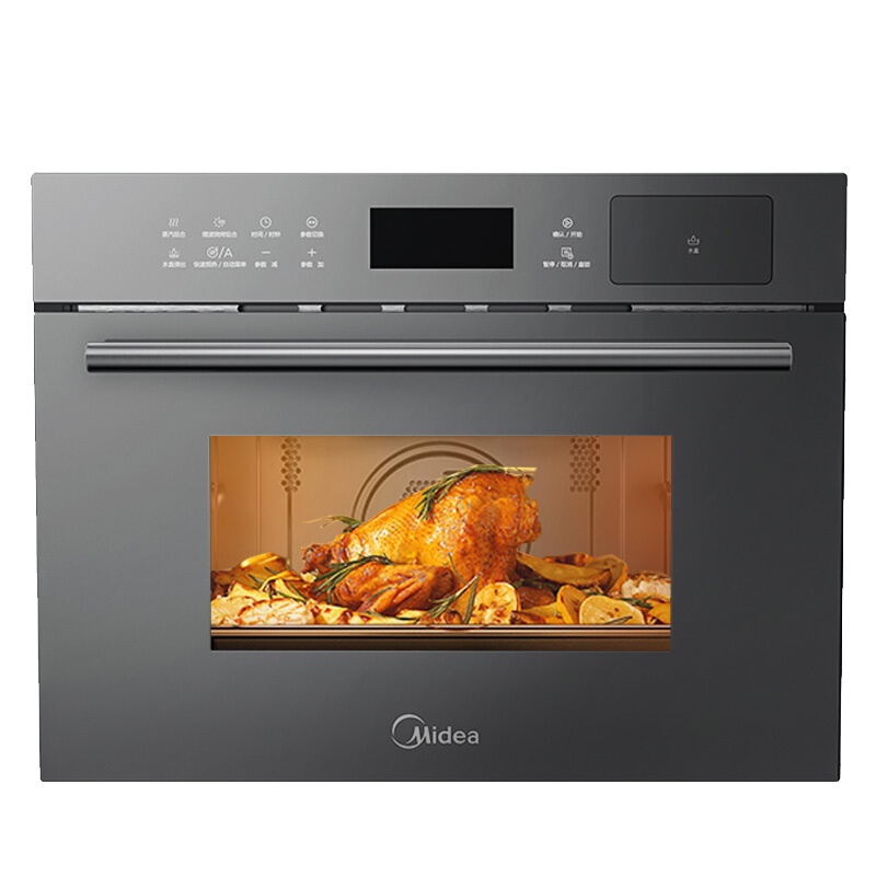 美的(Midea)BG3403嵌入式烤箱微波炉蒸箱三合一多重自净 家用多功能烘焙嵌入式微蒸烤34L R3