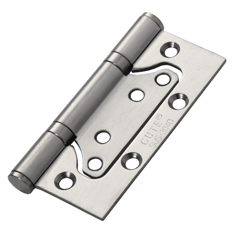 固特GUTE 4寸消声不锈钢润滑子母合页 3.0静音消声木门合页免开槽房门合页