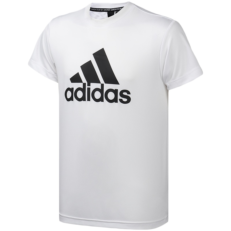 阿迪达斯男服短袖T恤综合训练跑步休闲运动服FM5370