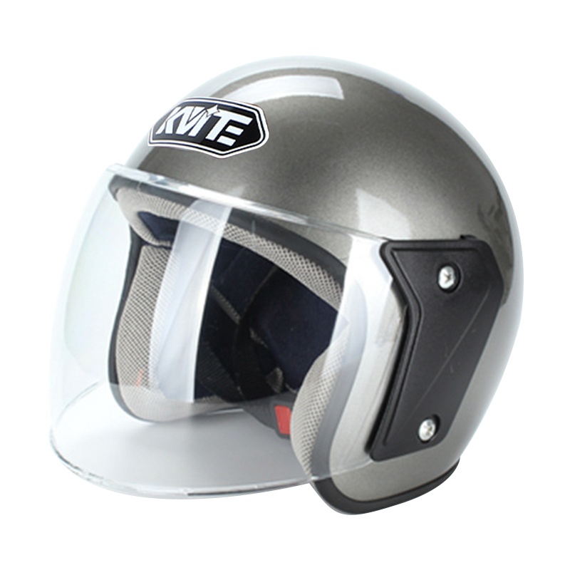 电动电瓶车成人头盔冬盔秋冬款加棉保暖电动车安全帽男女通用全盔加长挡风镜银色