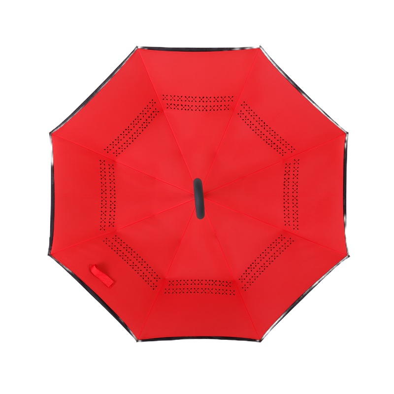 爱车屋 创意双层晴雨反向伞 I-3071