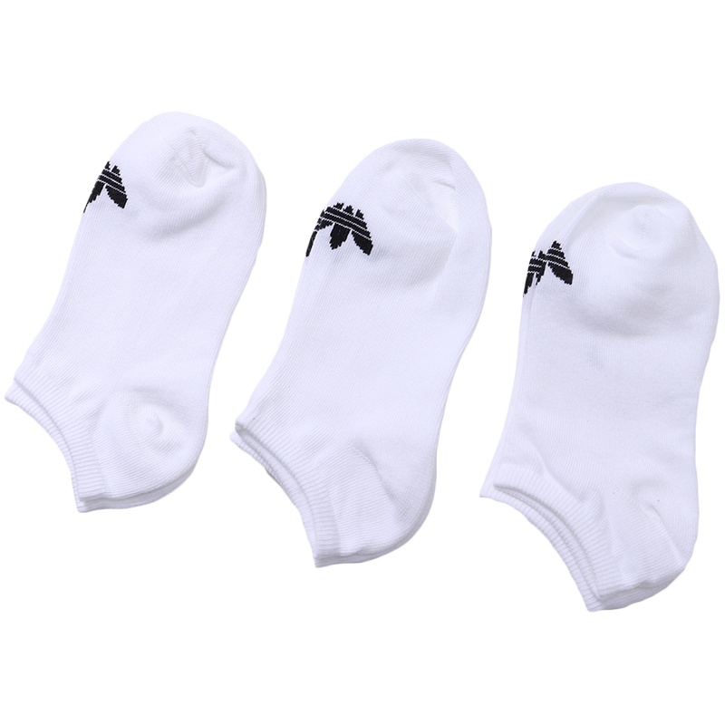 adidas阿迪达斯三叶草男袜运动休闲三双装短袜S20273