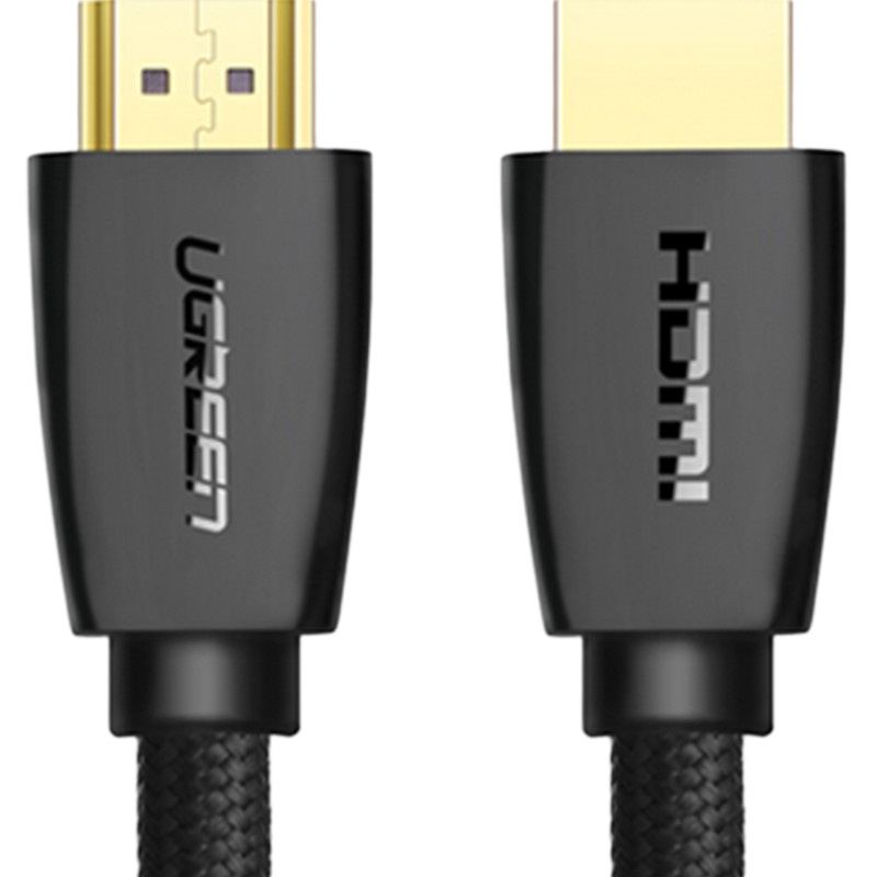 HDMI线2.0版 4k数字高清线 3D视频线 支持笔记本电脑机顶盒PS4接电视显示器投影仪数 棉网编织款 1.5米