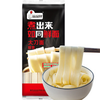 品品好如同鲜面条宽面500g大刀面劲道大碗面