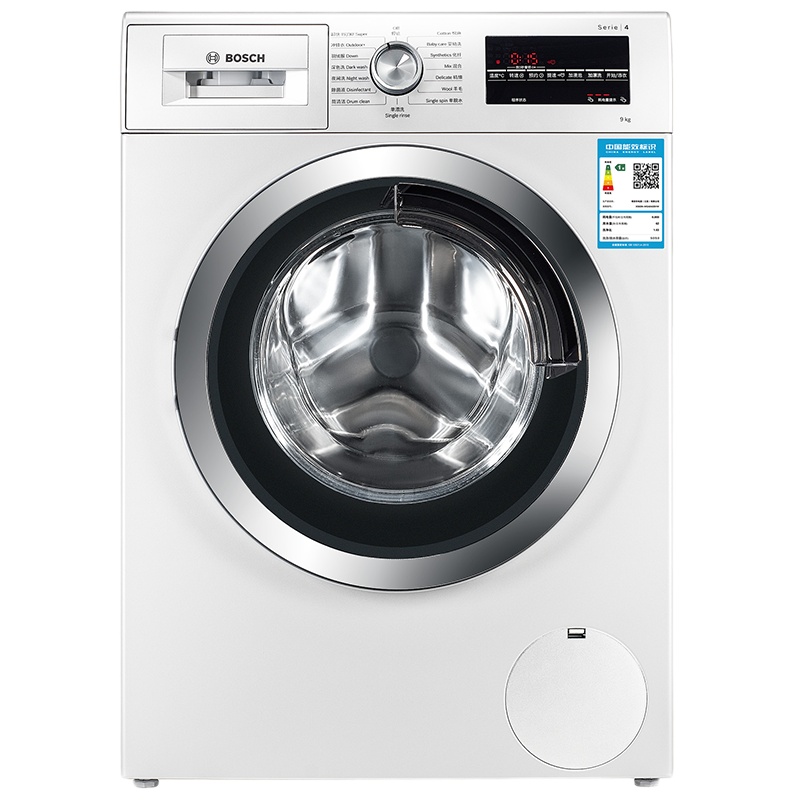 博世(BOSCH)7.5公斤 洗干一体机 全自动滚筒洗衣机 洗烘一体 高温筒清洁 XQG75-WVH284601W