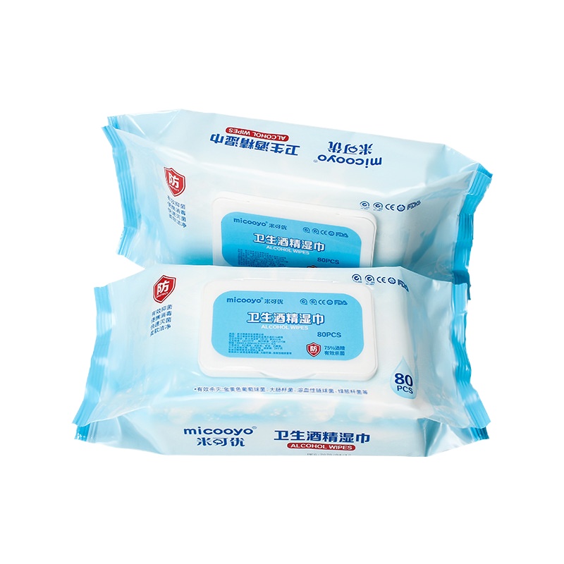 75%酒精湿巾80片装