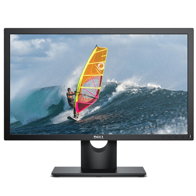 戴尔(DELL)SE2218HV 21.5英寸LED 黑色 商用办公 家庭娱乐 学生用机 性价比机 企业采购宽屏液晶电脑显示器