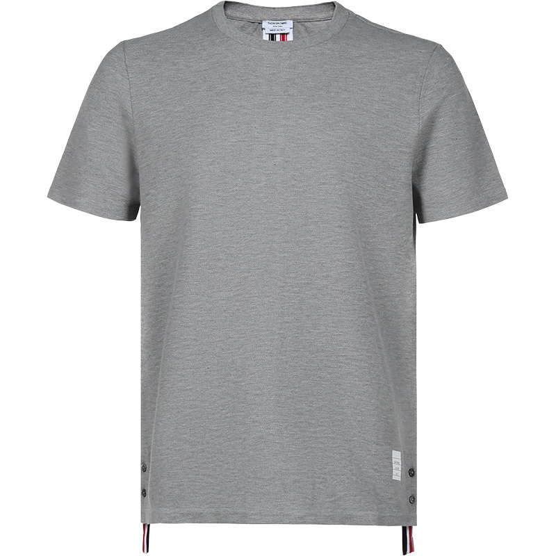 THOM BROWNE 汤姆·布朗 男士 棉质圆领短袖T恤 MJS056A 00050