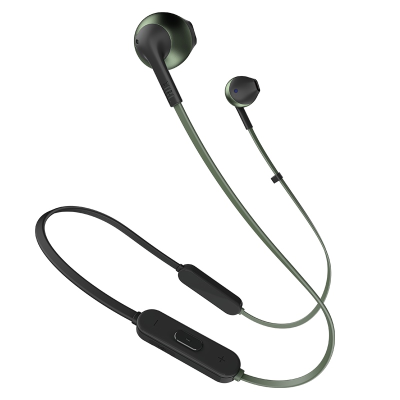 JBL TUNE205BT无线蓝牙耳机 运动耳机 半入耳式音乐耳机 孔雀蓝