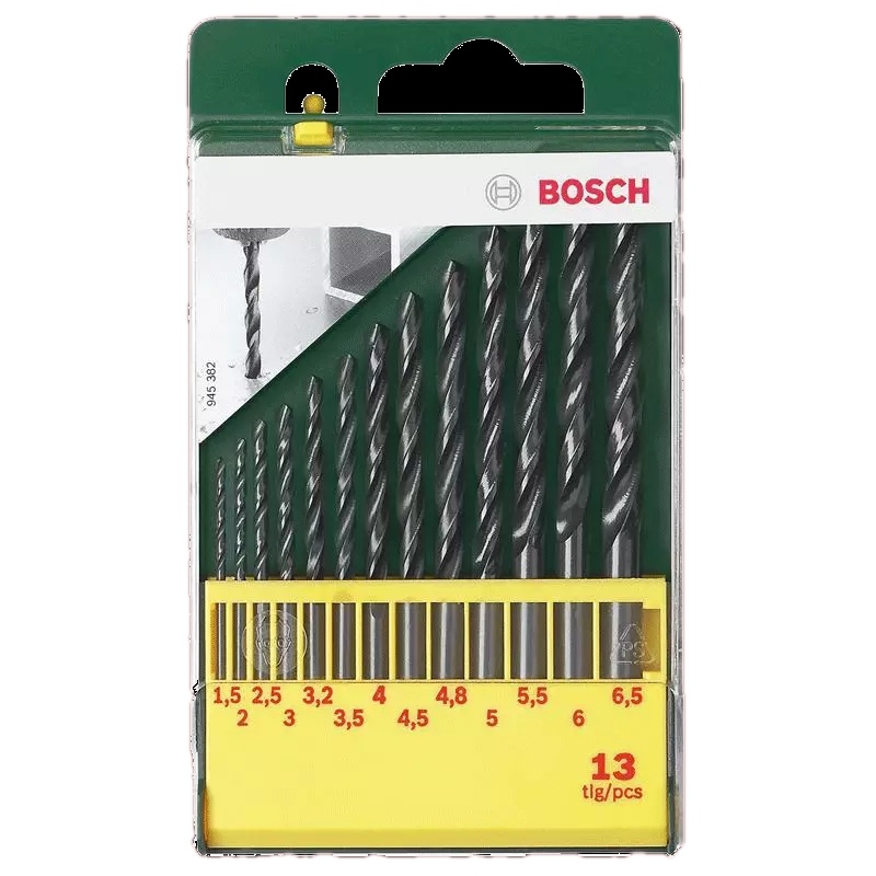 博士13支装麻花钻套装1.5-6.5mm