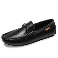 木林森男鞋2020新款轻便休闲鞋一脚蹬懒人皮鞋潮流百搭男士豆豆鞋