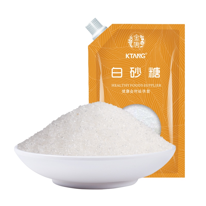 金唐白糖 白砂糖 袋盖设计 碳化糖 调味 调料 400g