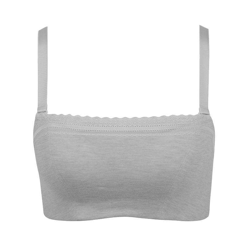 古今爱她 抹胸无钢圈少女文胸防走光小胸聚拢内衣薄款 0HT708