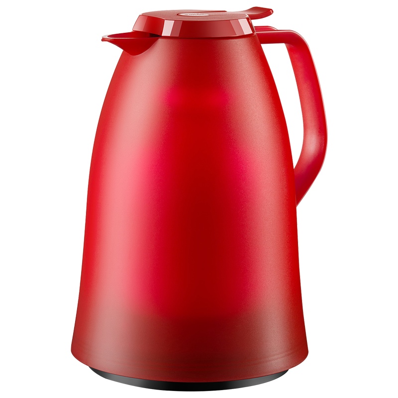 爱慕沙(emsa)保温壶家用玻璃内胆大容量热水壶暖水壶热水瓶欧式 粉红色/半透明 1L(滞销处理)