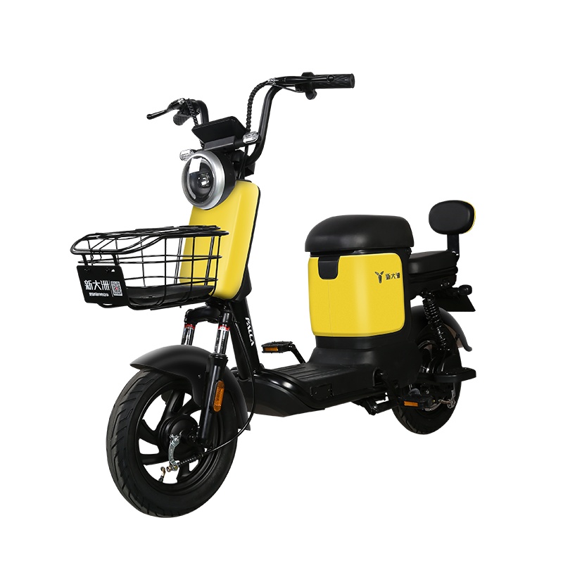 派乐/PALLA KX 新国标电瓶车48V12AH男女士成人踏板代步车两轮电动自行车 油光黄色