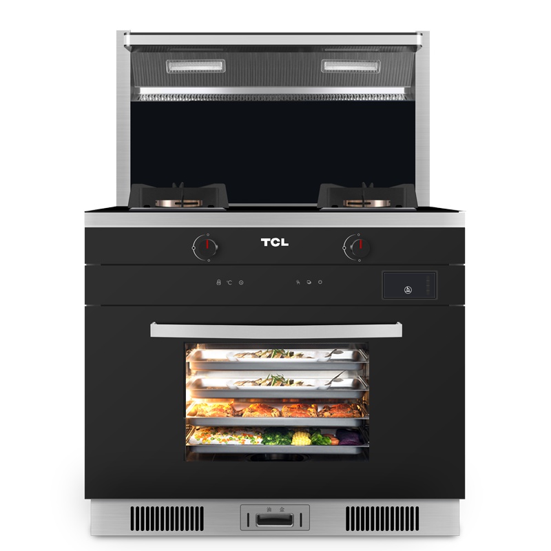 TCL 自动清洗 预约功能 蒸箱集成灶 油烟机燃气灶蒸箱一体机 烟灶联动 套餐 天然气/液化气 集成灶