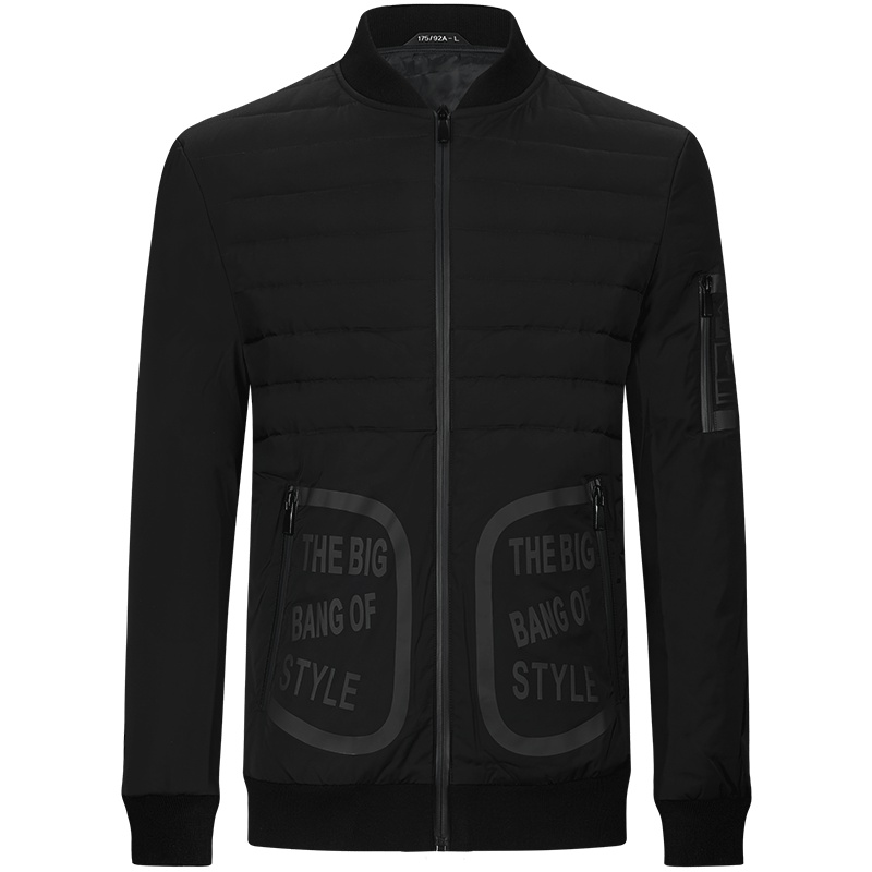 柒牌SEVEN男装时尚轻便羽绒服短款舒适保暖外套纯色