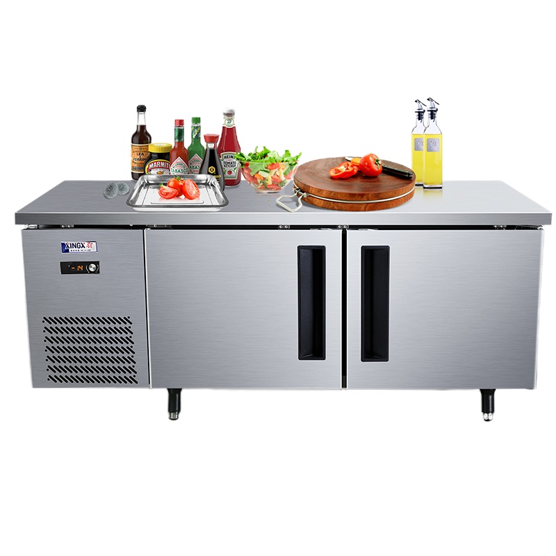 星星(XINGX) 1.2米全冷冻工作台厨房操作台 商用冷冻工作台 不锈钢操作台 机械控温 TD-198YA(铜管)