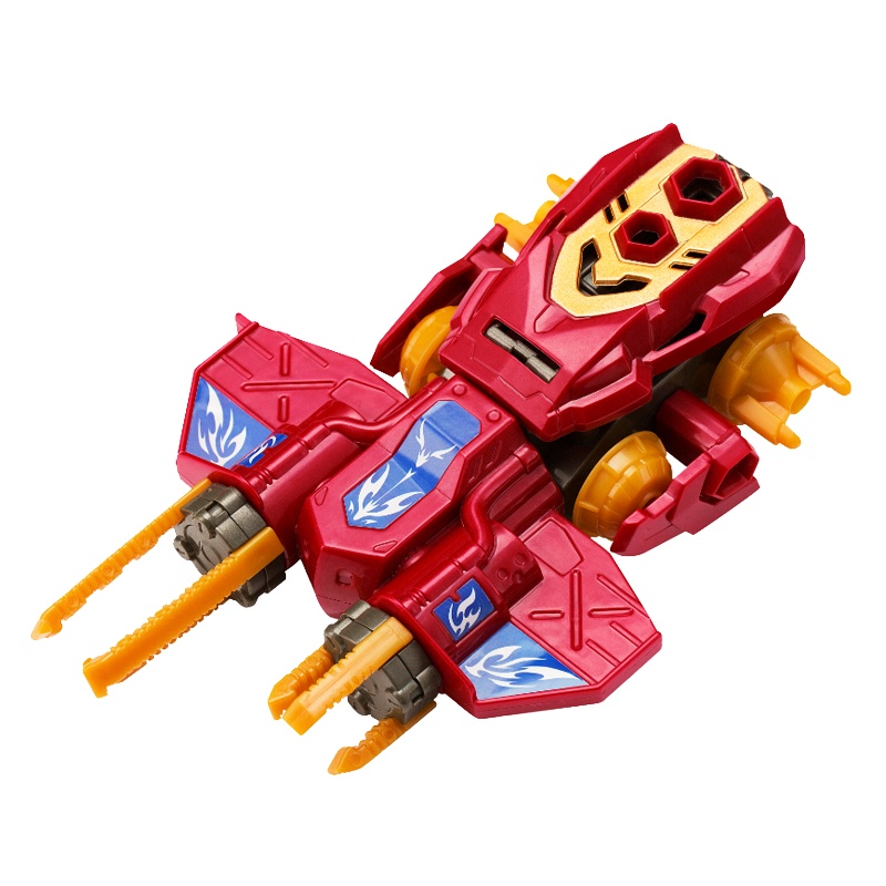 三宝炫斗战轮玩具翻转格斗对战车电动玩具车儿童卡通动漫玩具男孩礼物 进阶版战轮-双龙飞刃 250101