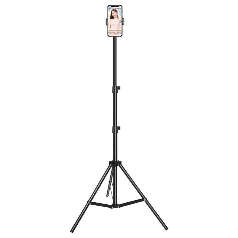 2.1米【加厚合金钢支架】自拍器+手机夹+云台+收纳袋