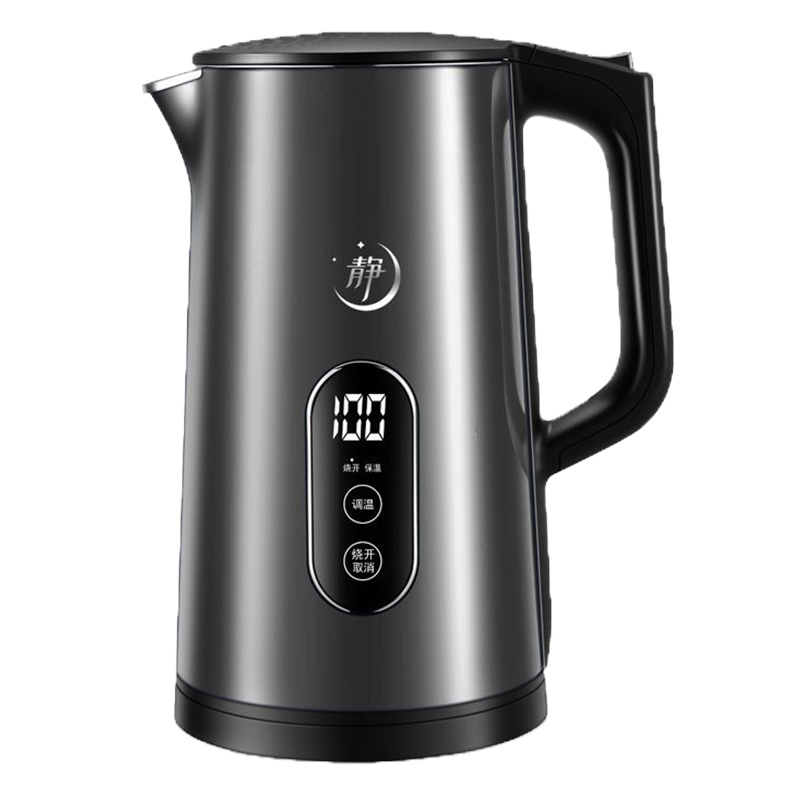 苏泊尔(SUPOR)电热水壶 1.7L电水壶大容量养生壶 触控调温低音烧水壶实时显温品级不锈钢彩钢机身SW-17J63A