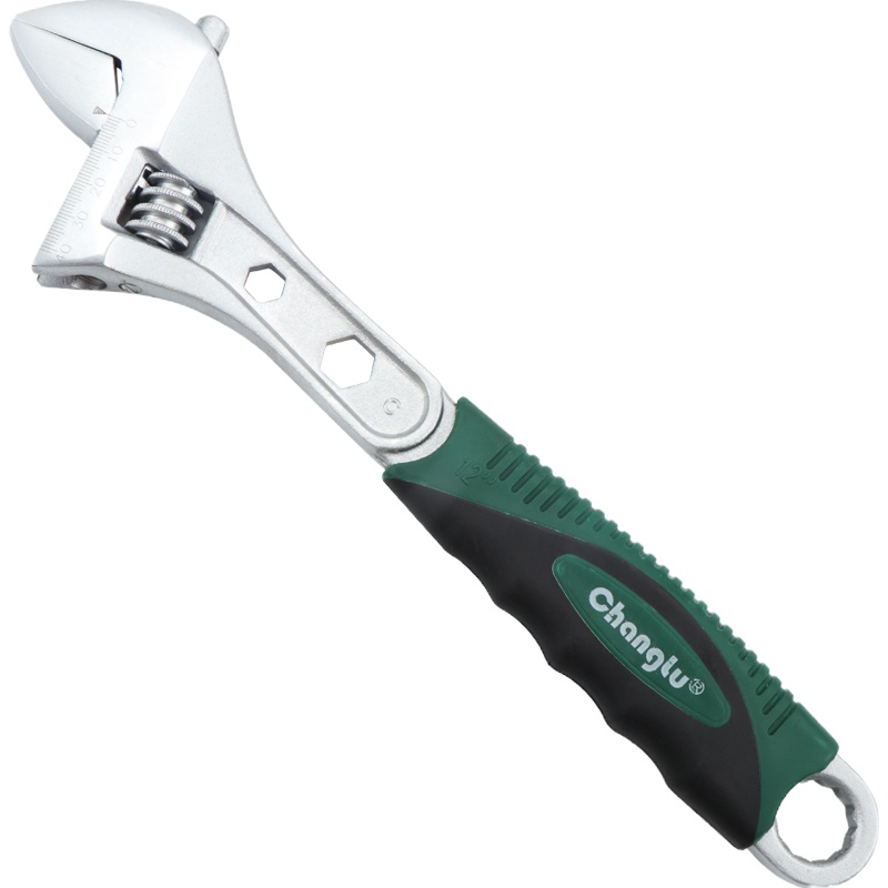 【苏宁】长鹿活口扳手活动扳手活络扳手万能多功能活动五金扳手 活口扳手(碳钢)【12寸】