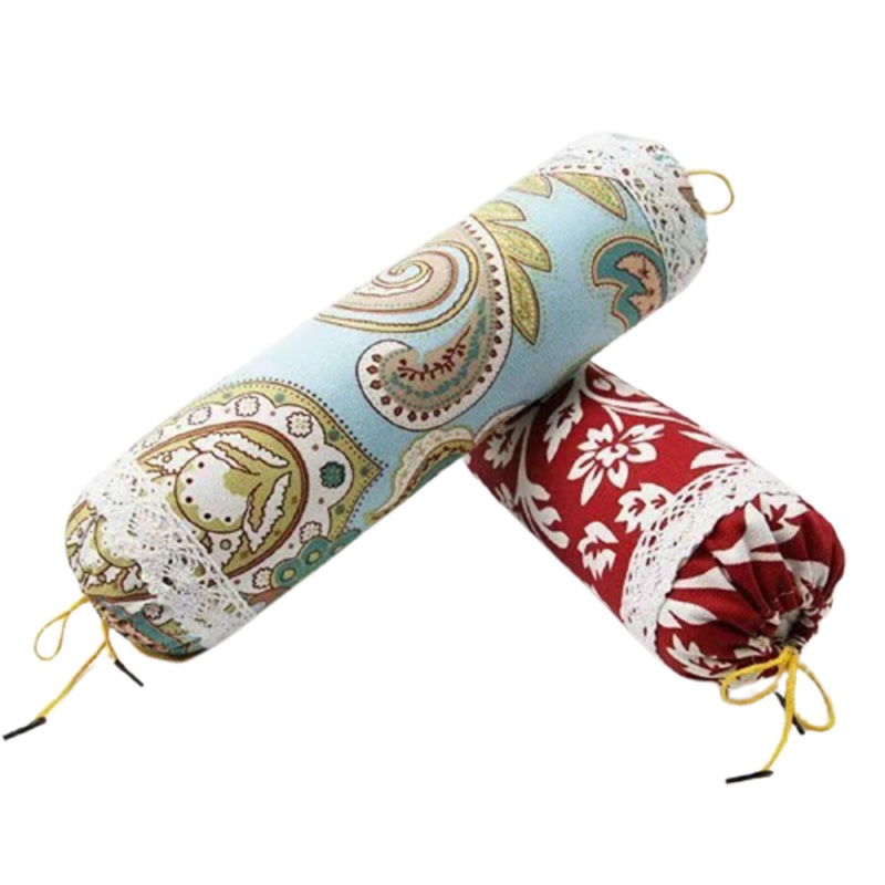 富安娜(FUANNA) 老粗布艾草艾叶圆柱颈椎枕40×8