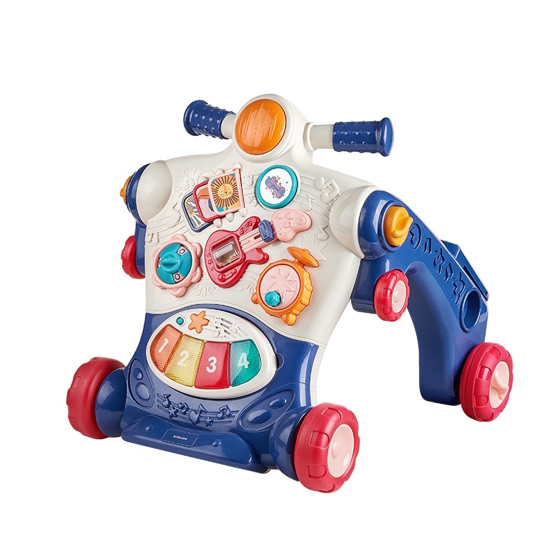 babycare 宝宝学步车手推车多功能益智婴儿学步车学走路助步车玩具7908 珀粉