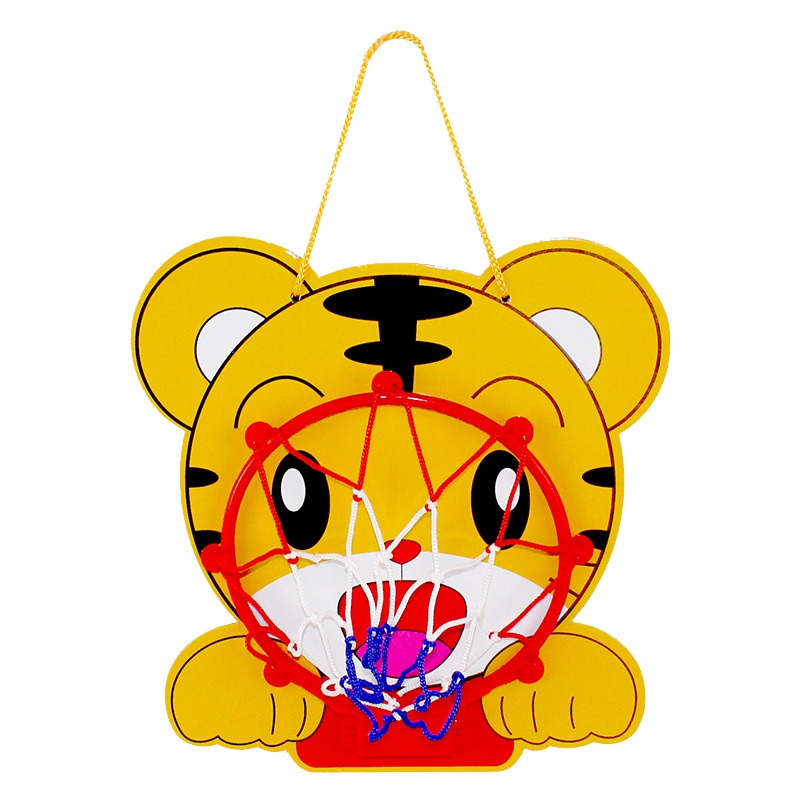 儿童篮球架悬挂式室内可升降篮球框卡通壁挂