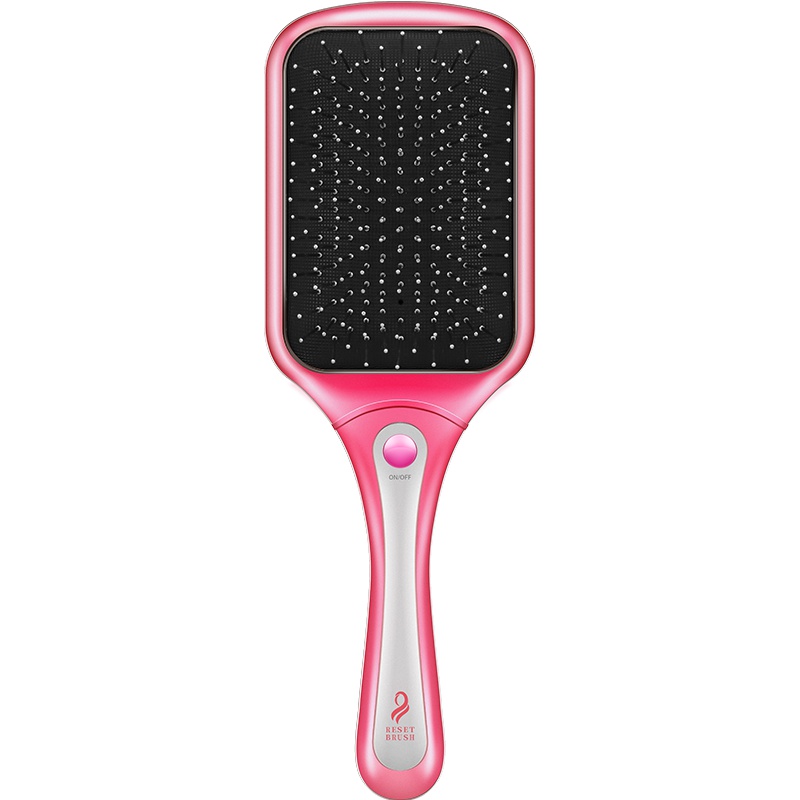 日本小泉成器KOIZUMI防静电磁疗电动按摩气垫梳子网红款玫红