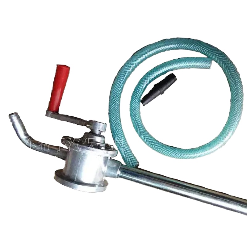 万全 手摇式插桶抽油泵 铝合金长1米