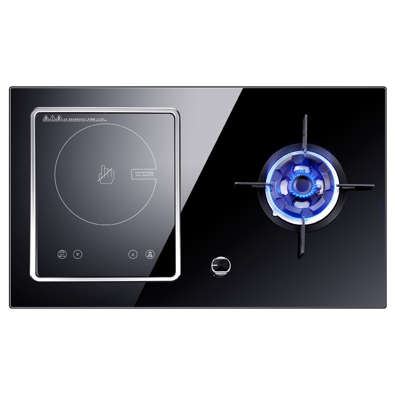 爱德(aide)5.2KW气电两用灶嵌入式 一电一气燃气灶气电灶 电灶电磁炉煤气灶一体 BG08 天然气 自行安装