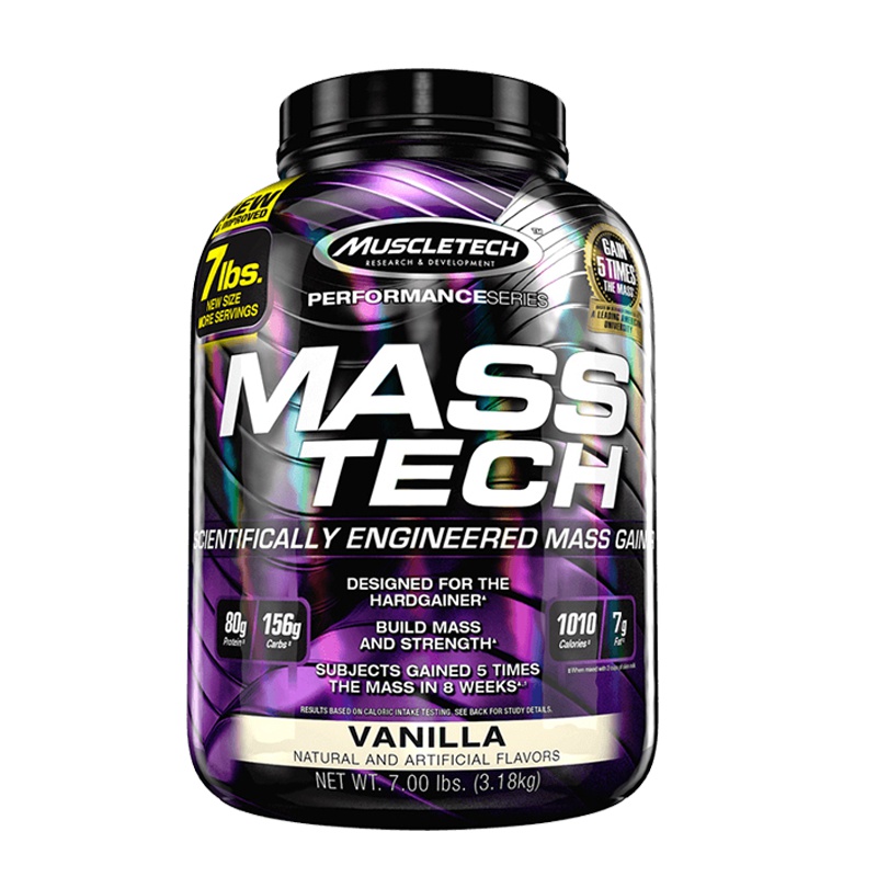 Muscletech肌肉科技乳清蛋白增肌粉健身男健肌粉瘦人增重蛋白质粉 7磅/3180g 牛奶巧克力味