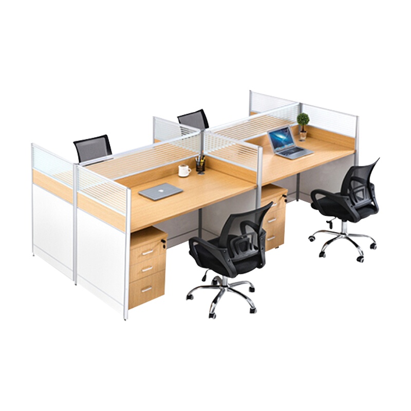 【理政】板式办公桌 简约现代 职员办公桌 多人组合屏风工作台 职员桌员工卡位