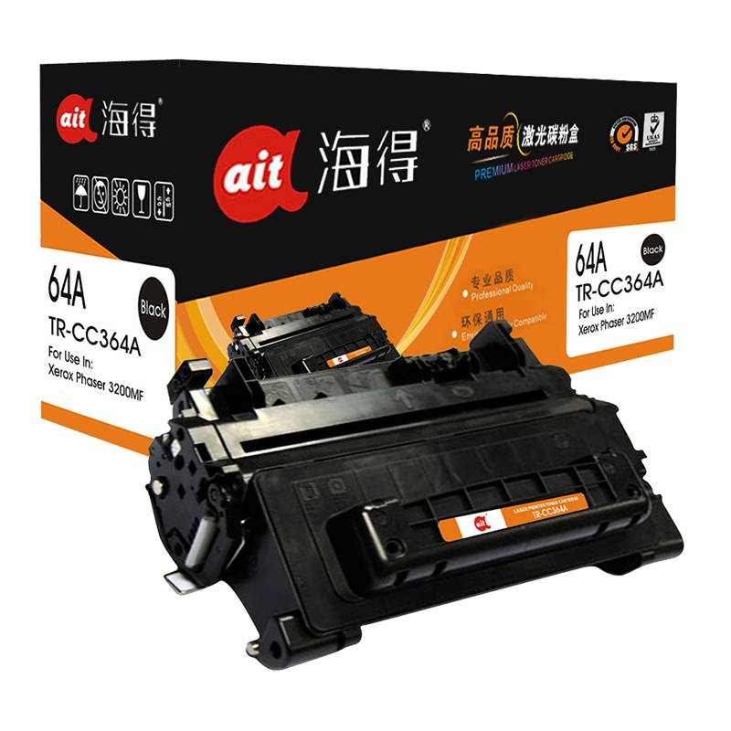 Ait海得 CC364A硒鼓 专业版 AIT-CC364A黑色 64A 适用惠普 P4014 P4015 P4515