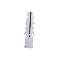 DP 膨胀胶塞 塑料膨胀塞白色 尼龙胀塞 M6 1000粒/件