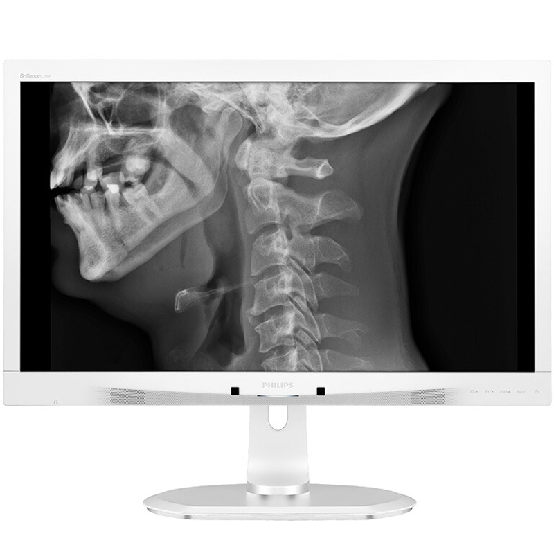 飞利浦(PHILIPS) 24英寸IPS面板 升降旋转电脑显示器 临床分析显示屏 白色 C240P4QPYEW