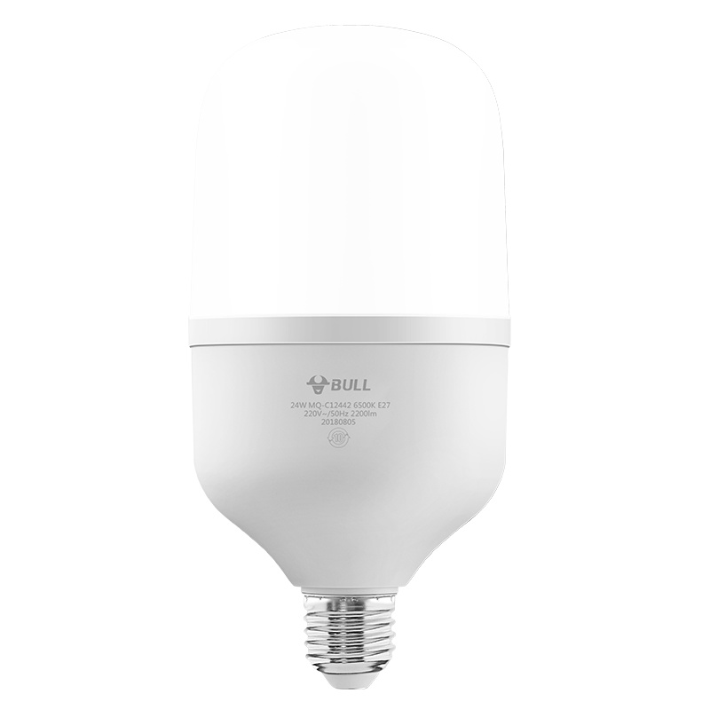 公牛LED球泡E27螺口灯头暖冷白黄光白光节能螺旋光源单灯灯泡柱形灯