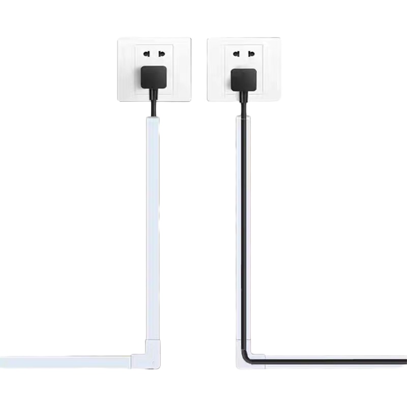 家用线槽RS 阻燃线槽 PVC带胶线槽明装电线 收纳线槽室内电线线槽 白色