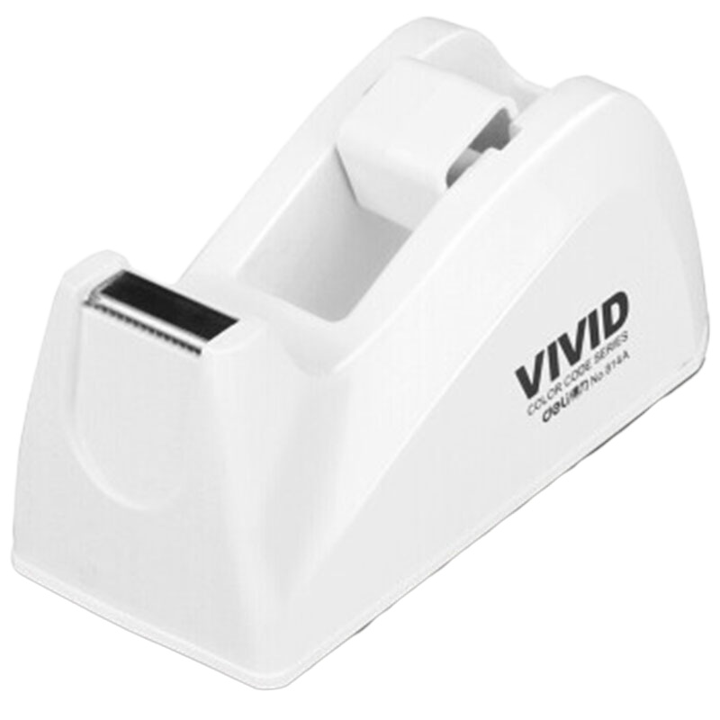 得力(deli) 814A 胶带座 胶带切割器 单只装 颜色随机