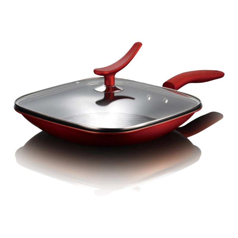 都市太太天方地圆煎锅 HC80053 铁不粘32cm