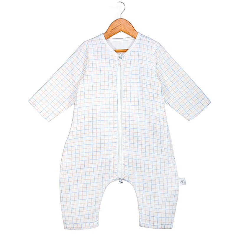 欧孕(OUYUN)纯棉婴儿分腿睡袋夏季透气吸汗空调房御寒
