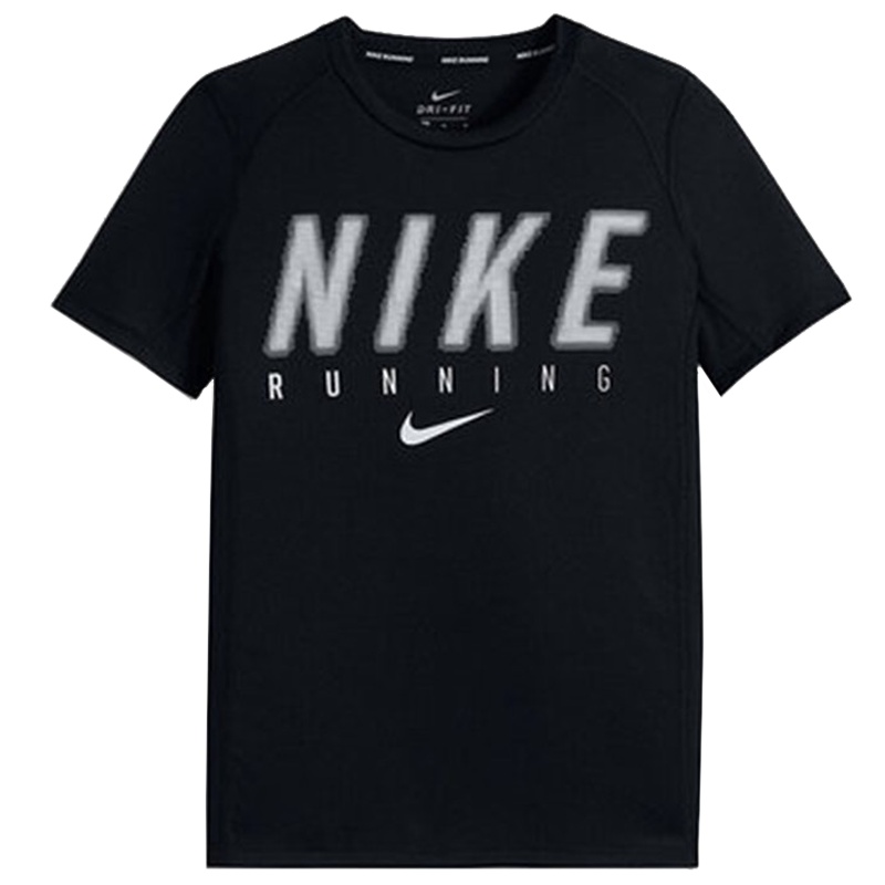 NIKE耐克童装 新款男童圆领短袖T恤针织衫856057-010