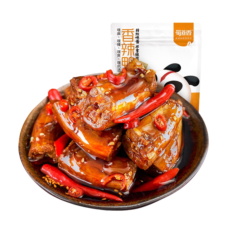 蜀道香 香辣鸭脖118g*4