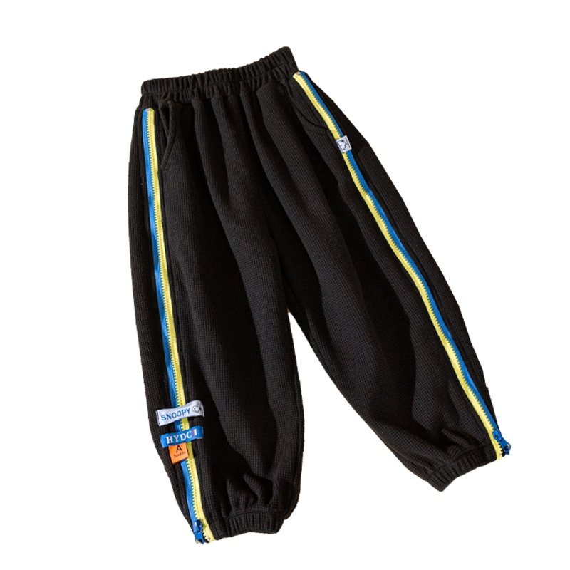史努比(SNOOPY)儿童休闲裤儿童华夫格卫衣拉链裤SXM072