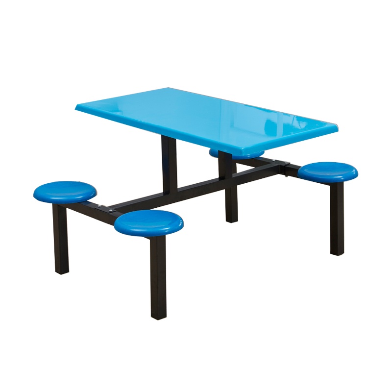 匡大 桌椅连体餐桌椅学校食堂餐组合4人位KD-CZ-QT22