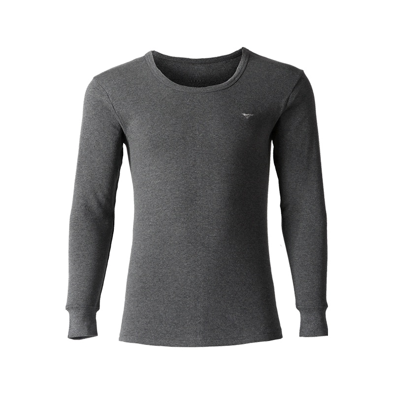 【苏宁自营】七匹狼保暖内衣 纯棉男薄款秋衣秋裤内衣套装棉毛衫男