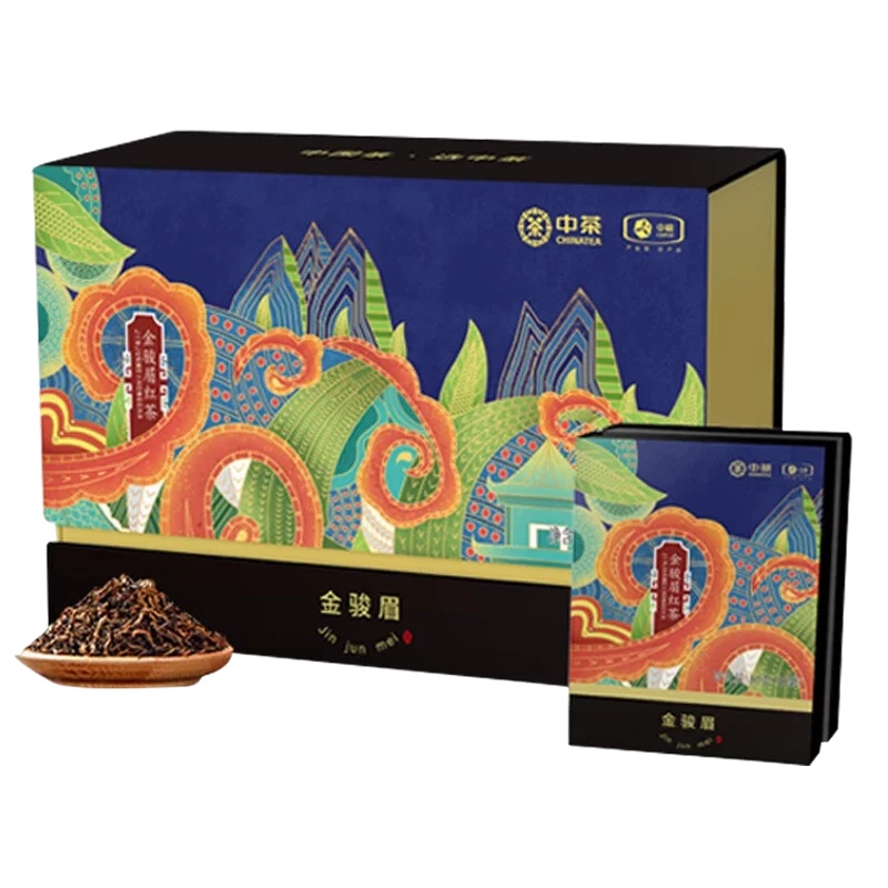 中茶特级金骏眉礼盒装160g单独小袋装 红茶年货过节礼品节日送礼佳品